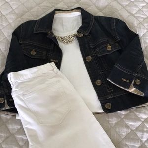 Madewell white skinny skinny jeans size 28
